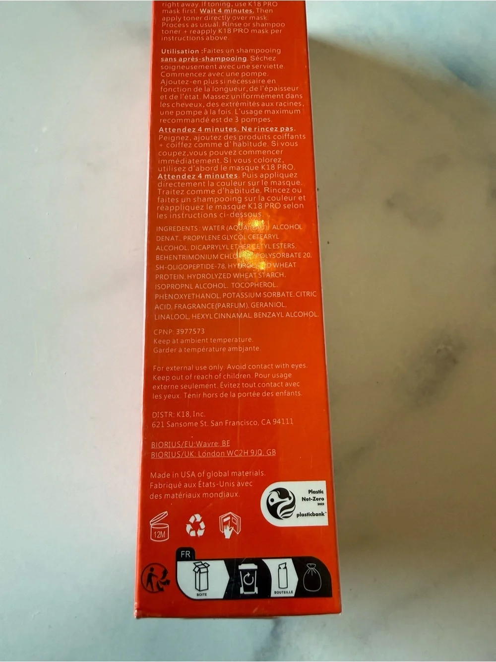 K18 Hair Mask Biomimetic Hairscience